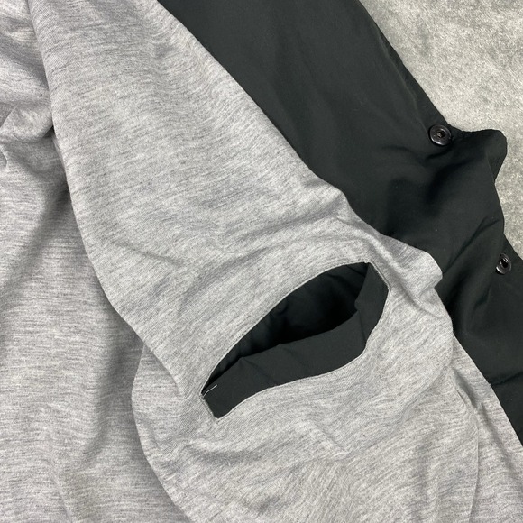 Fox Factory Jacket Mens Sz‎ XXL Black Snap Closure Pockets Jersey Lined Collared - Picture 8 of 15